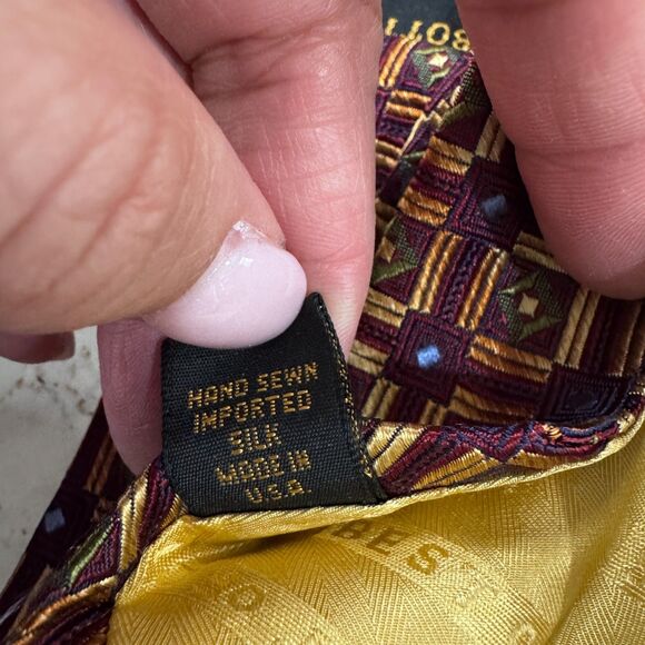 Robert Talbot Best of Class lot of 4 & 1 Pc Studio Silk Neckties 58"-60" - USA - Picture 9 of 16